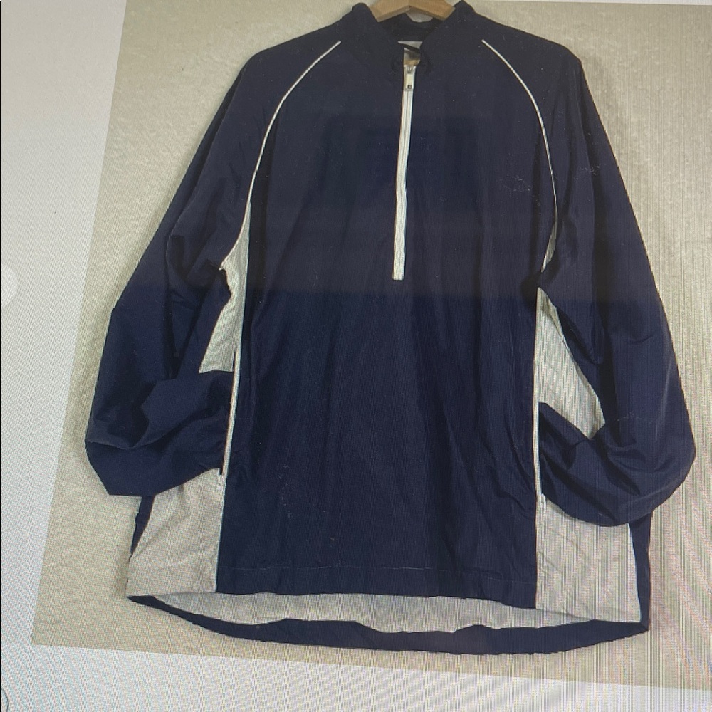 Outdoor Ready Golf Coarse Casual Windbreaker Breathable Golf Polo 1/2 Zip  XL